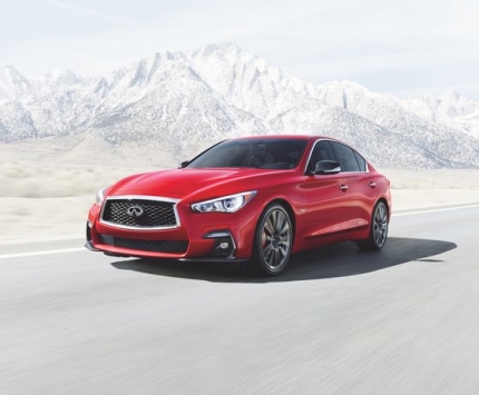 日産の高級車ブランド、インフィニティの「Ｑ５０」。日産は昨年韓国市場から撤退した。［写真　韓国日産］