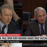 「マスクはみせかけではない」　ファウチ氏が米共和党議員と激しい応酬