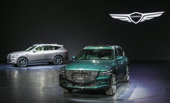 現代自動車グループの高級ブランド「ジェネシス」の初のＳＵＶ「ＧＶ８０」［写真　現代自動車］