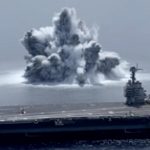 米海軍、新空母の衝撃試験を実施　爆発で地震観測