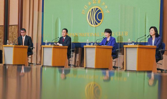 【速報】河野太郎、議員票で岸田氏に負け2位