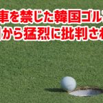 日本車を禁じた韓国ゴルフ場、朝日から猛烈に批判されるｗ