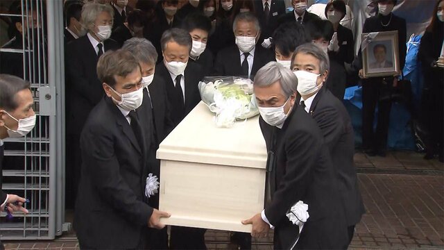 【速報】石原慎太郎氏に最後の別れ　きょう家族葬　自宅から出棺