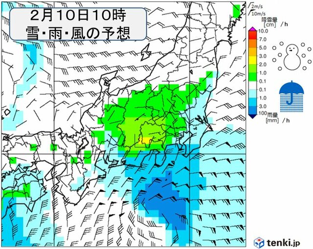 関東　木曜は積雪の恐れ　平野部で降雪量10センチ以上の可能性も