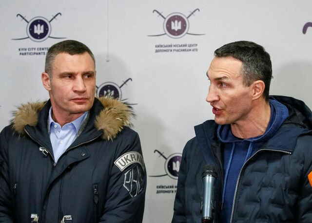 キエフのクリチコ市長は元ボクシング世界ヘビー級王者　侵攻ロシア軍に「他に選択肢はない。自分は戦う」