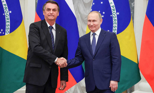 ブラジルのボルソナロ大統領はロシアを批判せず　プーチン大統領と会談？　外務省側は否定