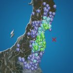 福島県・宮城県で震度3の地震発生