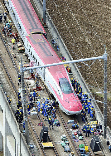 東北新幹線、那須塩原―郡山間と一ノ関―盛岡間で２２日運転再開