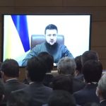 【速報】ゼレンスキー大統領 「アジアで初めてロシアに本格的な圧力をかけたのが日本」と評価　制裁の発動の継続を要請　国会でのオンライン演説