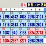 新型コロナ 愛知で新規感染者2690人 知事「完全に下げ止まりで非常に厳しい」病床使用率25.8%