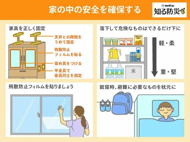 ここ一週間で震度4の地震が8回も発生　いま一度地震の備えを確認