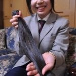 高校生が16年間伸ばした髪　亡き祖父にささげるヘアドネーション