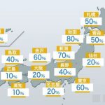 【天気】関東・東海は昼前まで大雨に警戒　西日本は回復