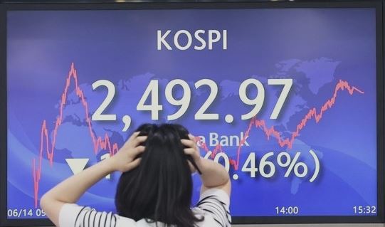 【速報】韓国KOSPIが大暴落で安値更新中w 「助けて!」 【速報】韓国KOSPIが大暴落で安値更新中w 「助けて!」