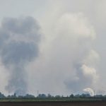 クリミア半島で弾薬庫爆発　ロシア軍施設、基地に続き