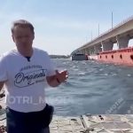 ロシア軍はドニエプル川に仮設の橋を建設、ウクライナ軍は破壊すると予告