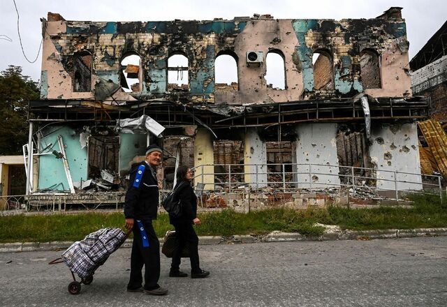 解放されたイジューム、インフラの８割破壊　ウクライナ