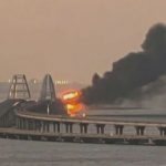 【速報】クリミア半島の橋で大爆発（動画あり）￼