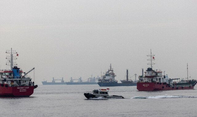 穀物輸送船12隻がウクライナ出港　合意履行停止のロシアは警告