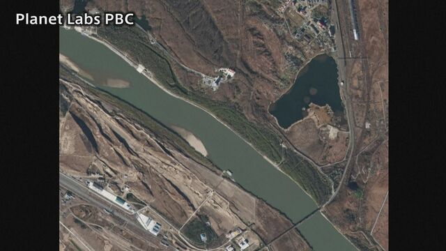 北朝鮮からロシアに向かう列車の衛星写真を公開　“武器輸出”指摘の中　米分析サイト