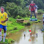 インドのロナウドファン激怒、W杯応援国旗を勘違いでずたずたに