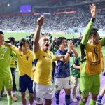 聯合ニュース「次は韓国の番だ」　日本が優勝候補を撃破と速報