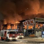 モスクワ商業施設で火災　1人死亡、欧米大手出店