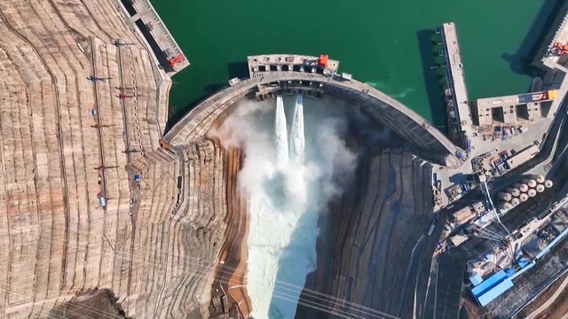 中国の白鶴灘水力発電所、全発電ユニットが稼働開始