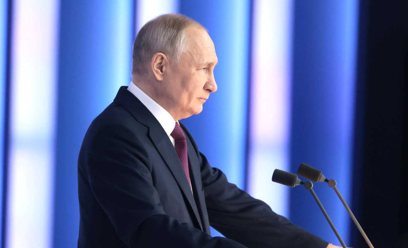 プーチン大統領の年次教書演説、戦争を先に始めたのは西側諸国とウクライナ
