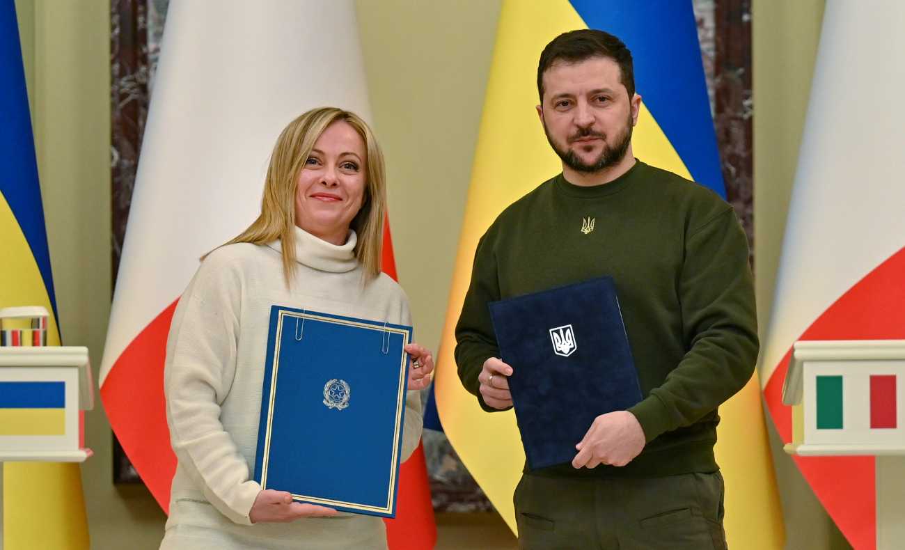 伊首相がキーウを訪問、SAMP/Tを含むウクライナ支援パッケージを発表