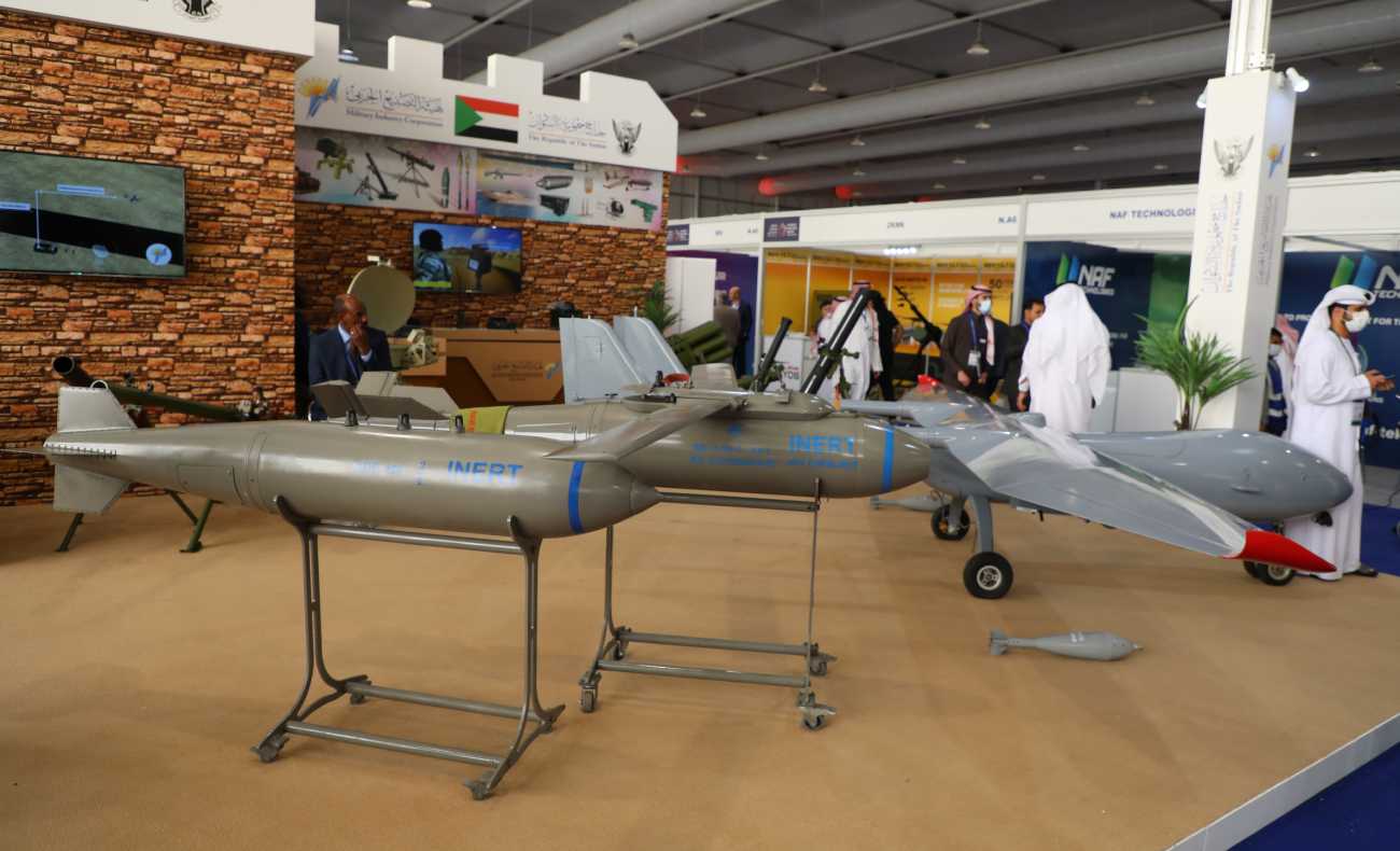 無人航空機分野に挑戦するスーダン、IDEXで徘徊型弾薬Kamin-25を発表