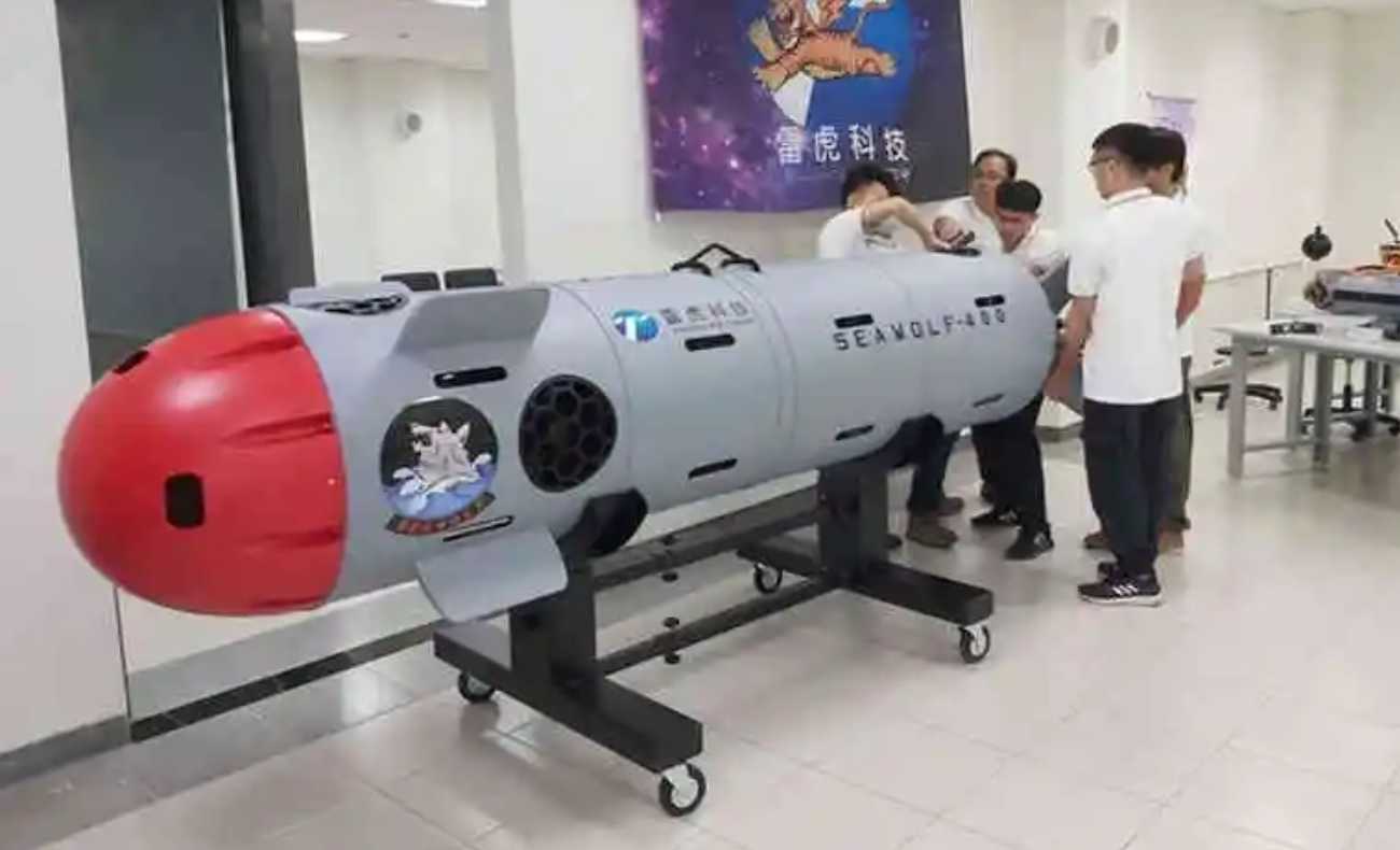 台湾、海軍向け無人水中機のプロトタイプ「SEAWOLF 400」を公開