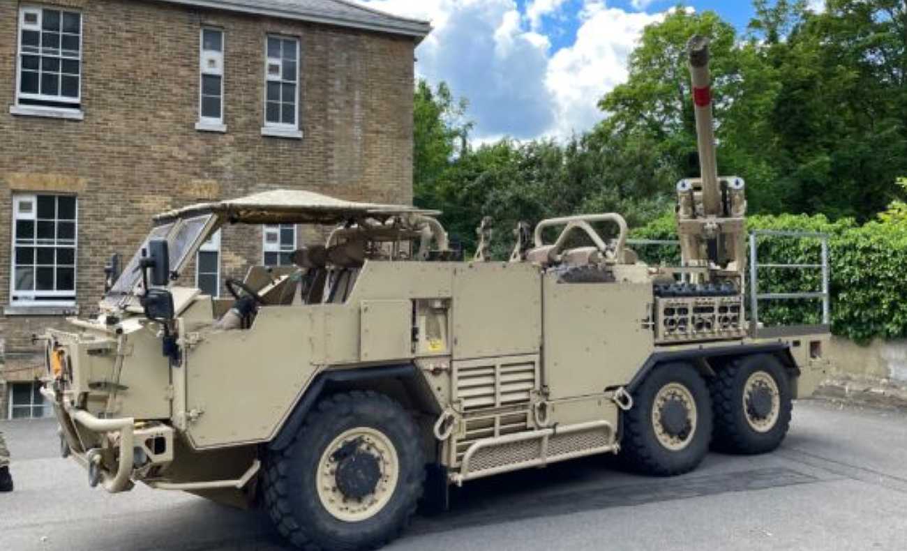 高機動車輌にL118を統合した105mm自走砲、英陸軍に提案か
