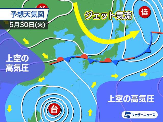 台風2号　今後の進路は？　沖縄の南で速度を落としゆっくり北上