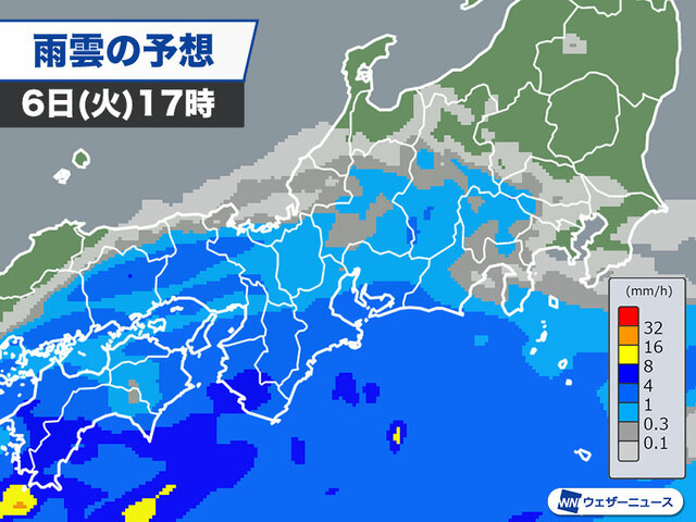梅雨空広がり、九州南部は大雨のおそれ　関東も夜には雨に