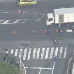 【速報】大型トラックが10代とみられる男女2人はねる　1人重体1人重傷か　運転手を現行犯逮捕　千葉・成田市