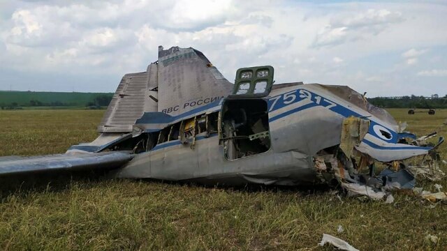 ワグネルが撃墜したロシア軍機か　ＳＮＳに残骸の画像