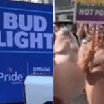 バドライトが後援したカナダのプライドパレードで、全裸の男女が子供たちの前で複数の不穏な行為が行われた（動画）