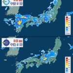 西日本～東北地方　11日（火）にかけて大雨のおそれ　土砂災害に厳重警戒