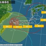 大型で強い台風6号　沖縄は再び暴風域に　猛烈な風に警戒　来週は西日本に接近の恐れ