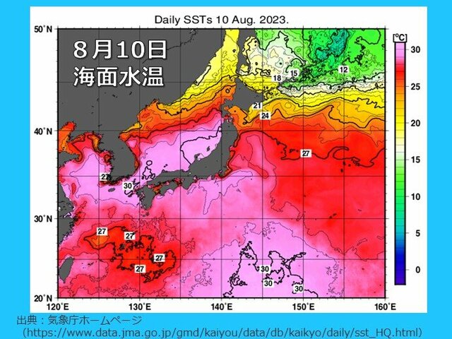 台風7号　15日～16日に北陸にかなり接近か　お盆の交通機関に大きな影響おそれ
