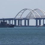 クリミア大橋に3発のミサイル　ロシアが迎撃