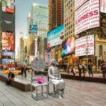 AR技術を駆使して「少女像」が世界中に広まる…悲しい挑戦