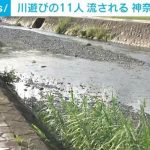 11人の川遊び仲間が流されましたが、全員無事。神奈川・秦野市の報告