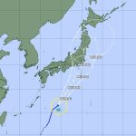 台風13号が関東・東北に接近予想、上陸の可能性も
