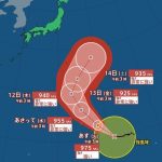 台風15号が日本に接近！最新の進路予想は？
