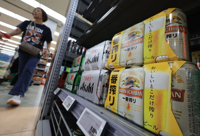 ビールの売り場