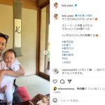 「3ヶ月とは思えない貫禄」　元「EXILE」黒木啓司、抱っこした息子のサイズ感に驚きの声相次ぐ