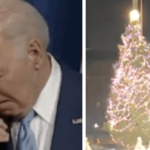 バイデン政権の象徴／ホワイトハウスの高さ１２Mのクリスマスツリーがぶっ倒れる／ネット「神の鉄槌！」