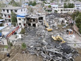 中国、火災で9人死亡　安徽省のスーパー